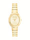 Calvin Klein Twisted Bezel Ceas Dama 24mm Cu Baterie Cu Brățară Metalică Aurie