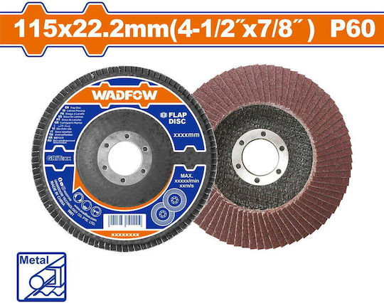 Wadfow Wyl0412 Πολυπτερο Γυαλισματος 115mm Ρ60 1τμχ