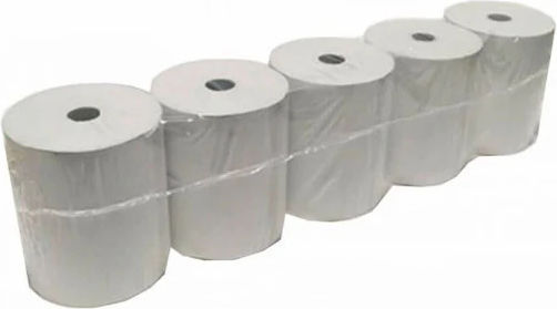 Thermische Kassenbons P80xD80mm mit Länge 65m 5Stücke