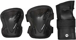 Powerslide Set de Echipament de Protecție Negru