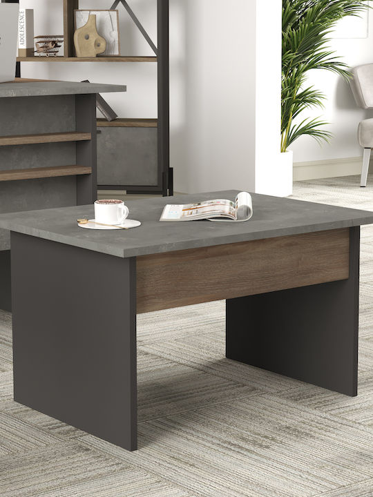 Computer Office Wooden Anthracite 80x60x46.3cm