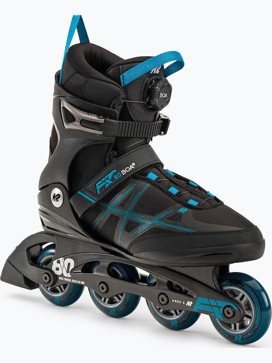 K2 F.I.T 80 Inline Rollers Μαύρα Ενηλίκων K2 F.I.T 80 Inline Rollers Μαύρα Ενηλίκων
