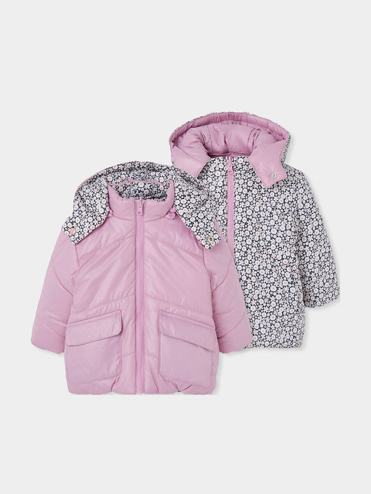 Kinderjacken & Winterjacken Casual Beidseitig Rosa