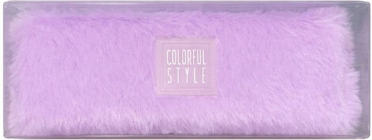 Spadi Pencil Case Cylinder Purple