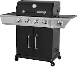 Blackbull Royal Υγραερίου 5 Εστιών 12kW με Πλαϊνό Μάτι 2.5kW Blackbull Royal Υγραερίου 5 Εστιών 12kW με Πλαϊνό Μάτι 2.5kW