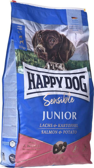 Happy Dog Sensible 10kg Ξηρά Τροφή για Κουτάβια με Σολομό και Πατάτες