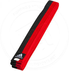 adidas Taekwondo Kampfsportgürtel Schwarz Rot 280cm