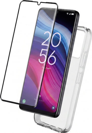 Bigben Connected 2-in-1 Pack Soft Case Tempered Glass Screen Protector Tcl 505 Transparent