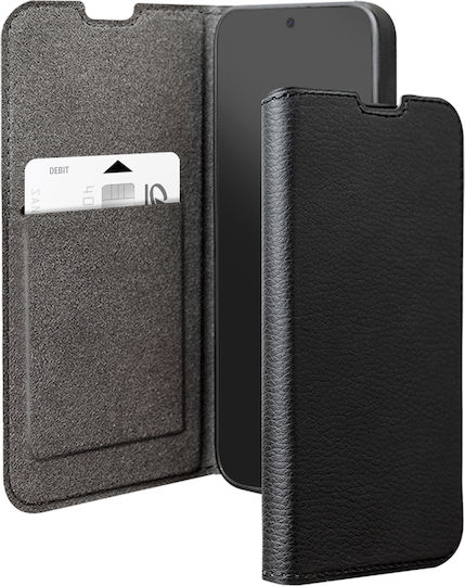 Bigben Connected Folio Wallet Case Honor 400 Smart 5g Saffiano Effect Stand Function Black
