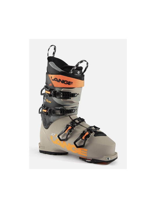 Lange Kinder Ski-Stiefel Beige/Cream