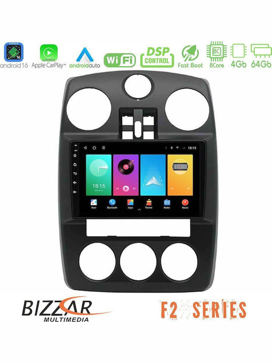 Bizzar Car Audio System Chrysler PT Cruiser 2000-2005 Bluetooth USB WiFi GPS Apple CarPlay Android Auto with 9" Touch Screen