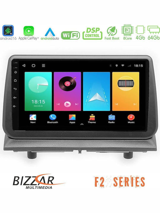 Bizzar Auto-Audiosystem Dodge Nitro 2007-2011 mit 9 Zoll Touchscreen Bluetooth USB Wi-Fi GPS Apple CarPlay Android Auto