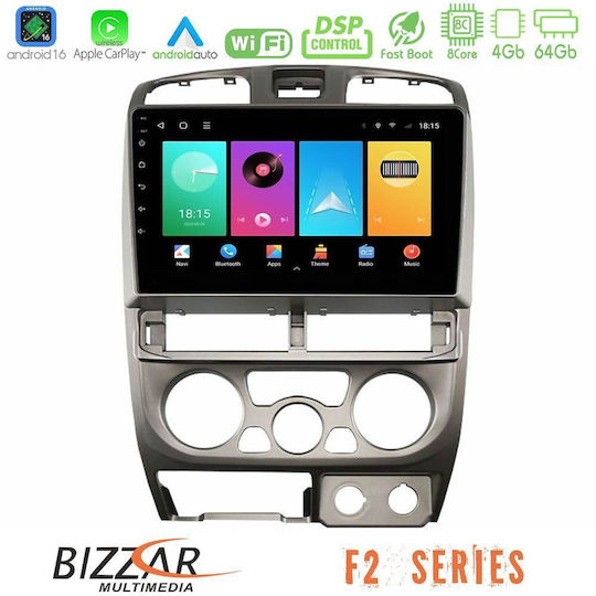 Bizzar Car Audio System Isuzu D-Max 2004-2006 Bluetooth USB WiFi GPS Apple CarPlay Android Auto with 9" Touch Screen