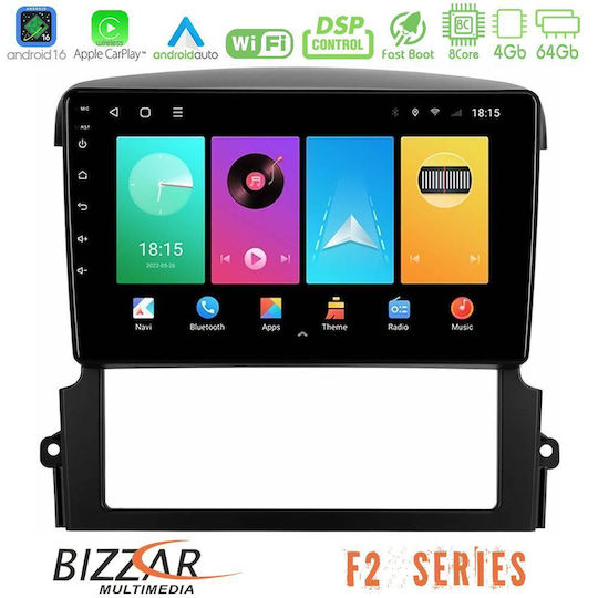 Bizzar Ηχοσύστημα Αυτοκινήτου για Kia Sorento 2006 2009 (Bluetooth/USB/WiFi/GPS/Apple-Carplay/Android-Auto) με Οθόνη Αφής 9"