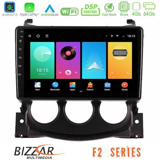 Bizzar Ηχοσύστημα Αυτοκινήτου για Nissan 370Z 2009-2013 (Bluetooth/USB/WiFi/GPS/Apple-Carplay/Android-Auto) με Οθόνη Αφής 9"