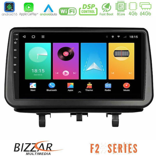 Bizzar Car Audio System for Opel Meriva 2010-2017 Bluetooth USB WiFi GPS Apple CarPlay Android Auto with 9" Touch Screen