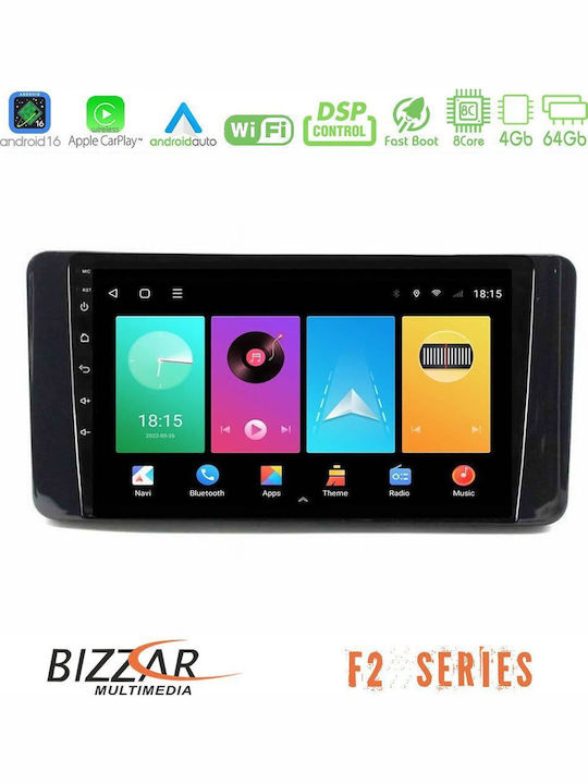 Bizzar Car Audio System for Skoda Kamiq 2019-2022 Bluetooth USB WiFi GPS Apple CarPlay Android Auto with 9" Touch Screen