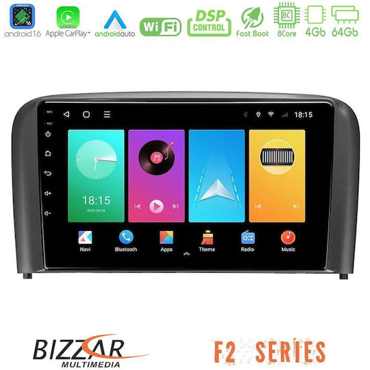Bizzar Car Audio System for Volvo S80 1998-2006 Bluetooth USB WiFi GPS Apple CarPlay Android Auto with 5" Touch Screen