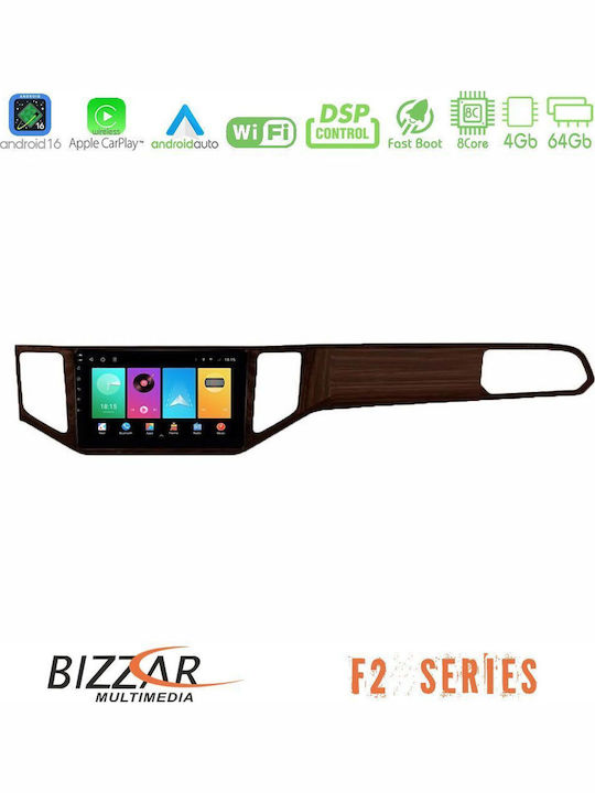 Bizzar Car Audio System for Volkswagen Sportsvan 2014-2020 (Bluetooth/USB/WiFi/GPS/Apple CarPlay/Android Auto) with 9" Touch Screen