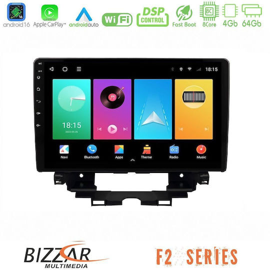 Bizzar Car Audio System for Renault Kangoo 2022 Bluetooth USB Wi-Fi GPS Apple CarPlay Android Auto with 10 Inch Touch Screen