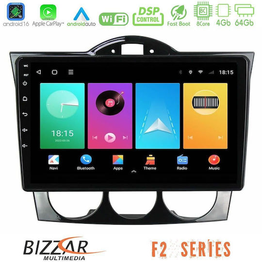 Bizzar Car Audio System for Mazda RX-8 2003-2008 with A/C (Bluetooth/USB/WiFi/GPS/Apple CarPlay/Android Auto) with 9" Touch Screen
