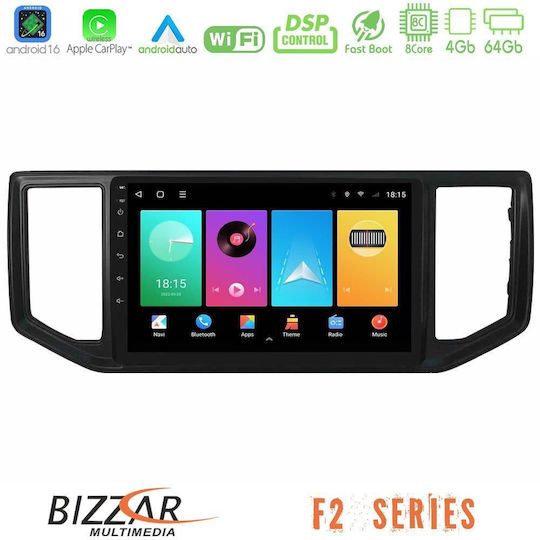Bizzar Ηχοσύστημα Αυτοκινήτου για Volkswagen Amarok 2017-2022 (Bluetooth/USB/WiFi/GPS/Apple-Carplay/Android-Auto) με Οθόνη Αφής 9"
