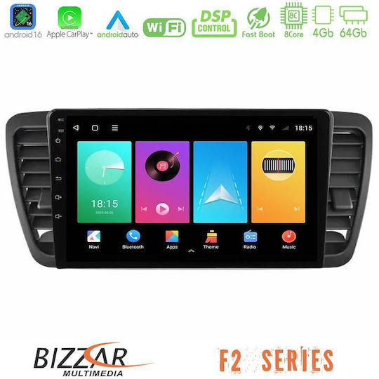 Bizzar Car Audio System for Subaru Legacy / Outback 2002-2008 (Bluetooth/USB/WiFi/GPS/Apple CarPlay/Android Auto) with 9" Touch Screen