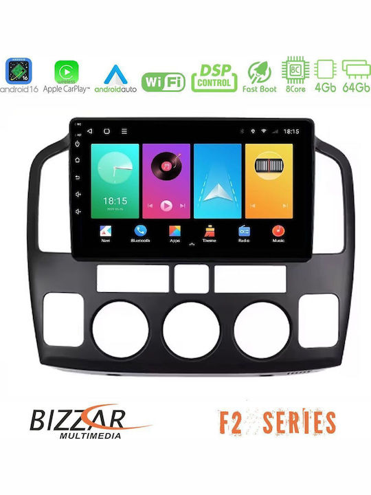 Bizzar Sistem Audio Auto Pentru Suzuki Grand Vitara 2003-2005 Bluetooth USB Wi-Fi GPS Apple CarPlay Android Auto