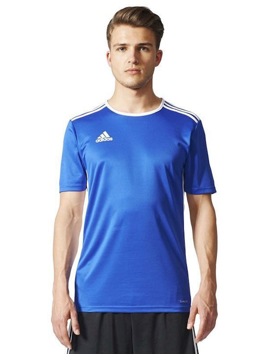 Adidas Entrada 18 Мъжка Футболна Тениска Climacool Бяла Синя