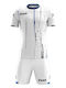 Zeus Kit Bolt Men's Football Set White Royal Blue/navy Polyester