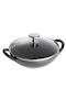 Staub Уок от Алуминий с Капак с Емайлирано Покритие 16cm