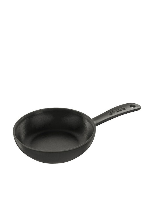 Staub Gusseisen Pfanne mit Emaille Innenbeschichtung 16cm