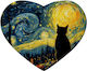 Koupakoupa Starry Night Cat Mouse Pad (230mm) K...