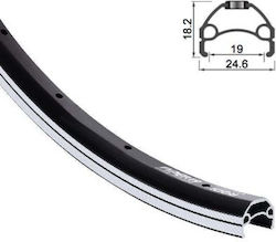 Viper Ζάντες Ποδηλάτου 28'' 622x19 Черни 36 Дупки