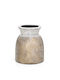 Decorative Vase Stone Neck Patina