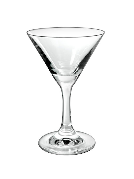Borgonovo Set of Cocktail/Drinking Glasses Made of Glass 6 Pieces