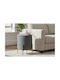 Hocker Für Das Wohnzimmer Klappbar Mit Stauraum Bezug Stoff Grau 30x30x42cm