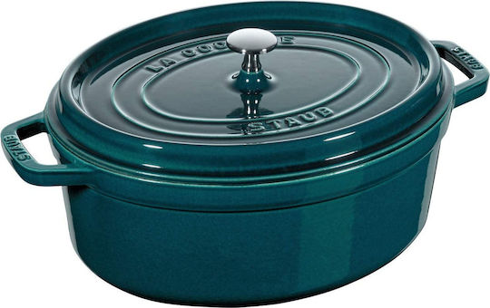 Staub Cocotte Γάστρα Οβάλ Μαντεμένια 28x28cm 8lt