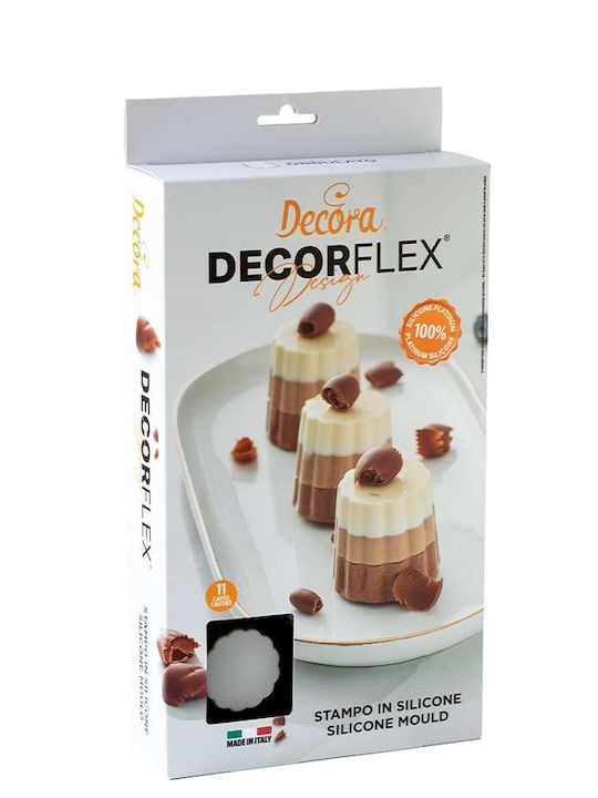 Decora Φόρμα Ζαχαροπλαστικής από Σιλικόνη 11 Θέ...
