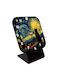 Koupakoupa Starry Night Cat Tabletop Clock with Indicators Wooden KP_34600_clock-desk-square