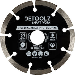 Detoolz Δίσκος Κοπής Δομικών Υλικών 115mm