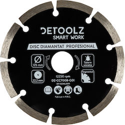 Detoolz Δίσκος Κοπής Δομικών Υλικών 125mm