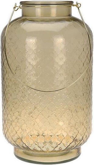 Zaros Laterne Laternen Glas Gold