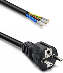 Qoltec Захранващ Кабел Schuko Cee 7/7 E F Меден Cu Обелен Запоен 3x1.50 мм² 1.8 м Qoltec Захранващ Кабел Schuko Cee 7/7 E F Меден Cu Обелен Запоен 3x1.50 мм² 1.8 м