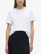 Γυναικείο T-shirt Faux-pearl Neck