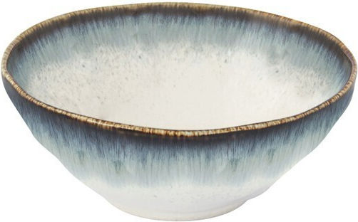 Easy-Life Nuances Round Porcelain Blue Serving Bowl with Diameter 15cm