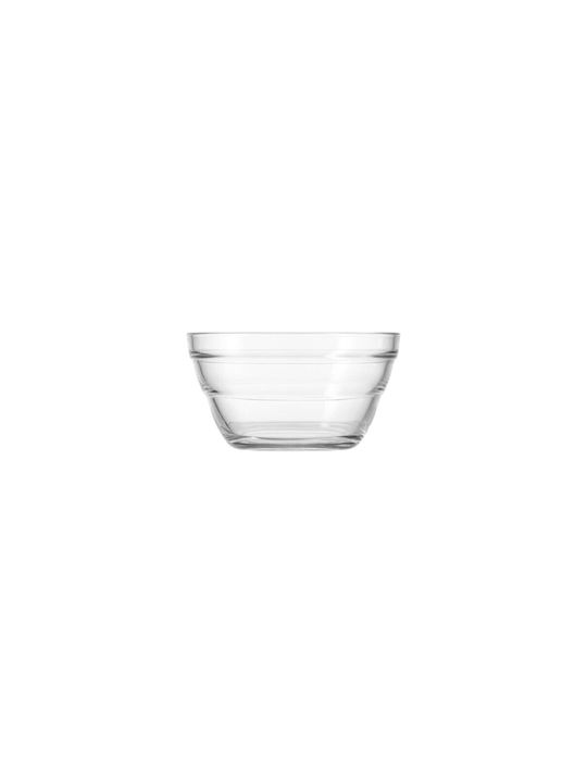 Borgonovo Lambada Servierschale Rund Glas Weiße mit Durchmesser 10cm