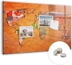 Magnetische Pinnwand Weltkarte Flaggen Mit Magnet 60x40 Magnetische Pinnwand Weltkarte Flaggen Mit Magnet 60x40
