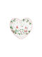 Easylife Ready For Christmas Platou Porțelanat Inimi 20x19εκ.