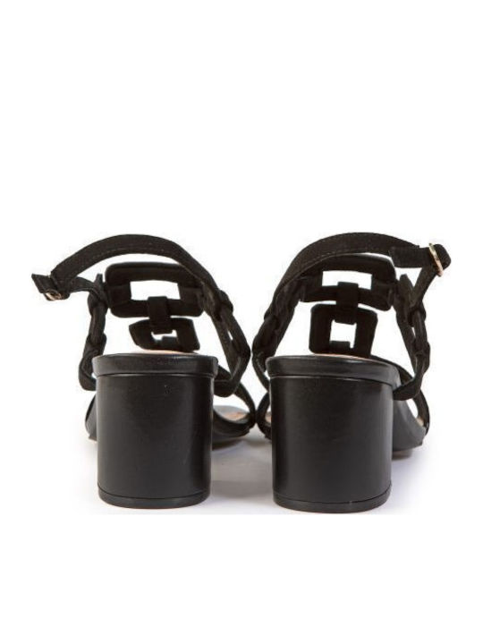Sandale Elegante Damă Din Piele Negre